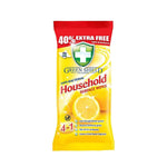 Greenshield Large Antibacterial Household Surface Cleaning Wipes Lemon 70 Wipes