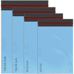 100 Mixed Size Mailing Poly Postal Self Seal Bags 4 Sizes 25 from Each