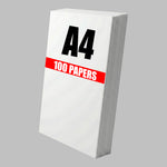 A4 Copy Printer Paper 100 Sheets High Brightness Smooth Finish A4 paper for office use