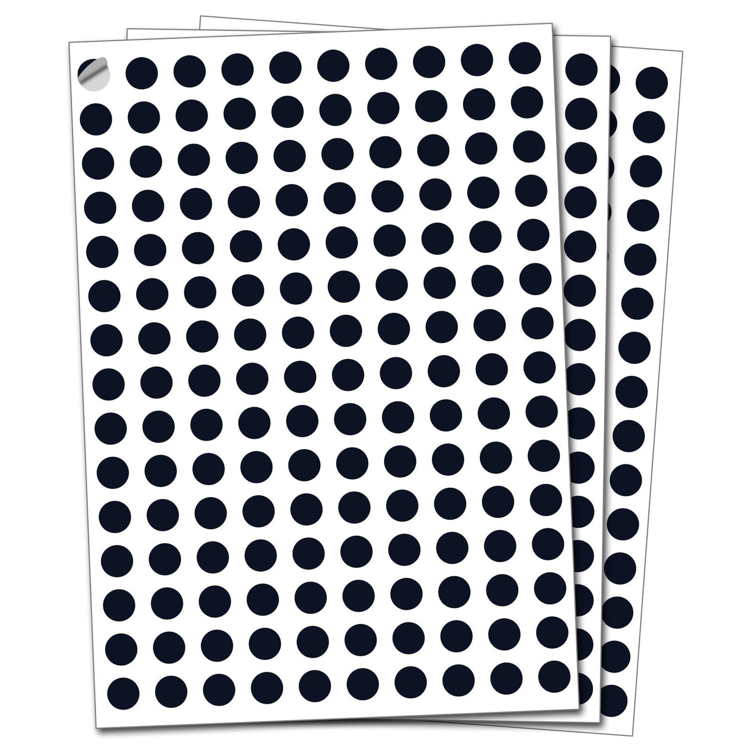 10mm Size Adhesive Colorful Dot Labels Sticky Marking Colored Dots Circle Labels