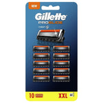 Gillette ProGlide Razor Blades for Men, Pack of 10 Razor Blade Refills with Precision Trimmer Smooth Facial razor blade