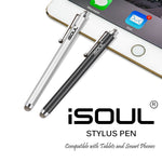 2x iSoul Stylus Touch Pen for Tablet Smartphone Capacitive Micro Fiber