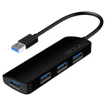 4 Port USB Hub 3.0 Ultra Slim Data Hub For Macbook Notebook HDD