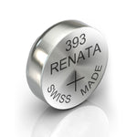 5x Renata 393 Watch Battery 1.55V Silver Oxide Button Coin SR754SW