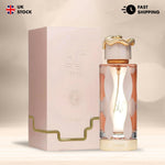 Lattafa Teriaq Eau De Parfum Spray 100ml (3.4 Ounce) - Unisex Fragrance with Caramel, Bitter Almond, Vanilla Notes