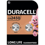 Duracell CR2450 Batteries Lithium Coin Battery 3V- Pack of 2