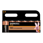 Duracell Plus C Batteries (Pack of 6) MN1400 Alkaline Battery