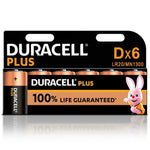 Duracell Plus D Batteries Pack of 6 | LR20 MN1300 Alkaline Battery