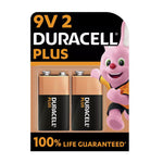 Duracell Plus Power 9V 6LR61 MN1604 PP3 Alkaline Batteries Smoke Alarm