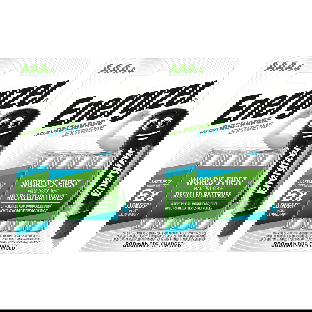 Energizer 800mAh AAA Extreme Battery Accu 1.2V Nimh Pre-Charged Batteries