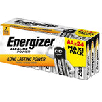 Energizer AA Alkaline Batteries Long Lasting Power LR6 1.5V Pack of 24 (Family Pack)