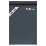 100 Pcs Grey Parcel Bags 9x12 Inch – Self Seal Poly Mailing & Postage Bags