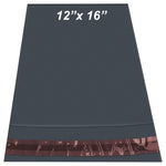 12” x 16” Shipping Poly Postal Bags – 25 Pcs Self Seal Grey Mailing Bags
