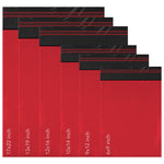 Strong Red Mailing Bags Mailers Postal Self Seal Bag All Sizes