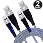 USB C Charger Cable 2Pack/1M Type C Charger Cable Fast Charging Lead