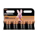 Duracell Plus Power AA Alkaline LR6 Batteries MN1500 1.5 Volt Multipack