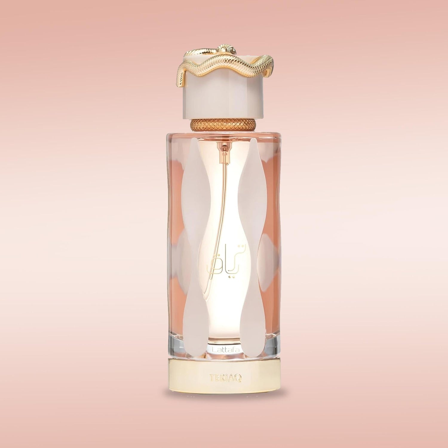 Lattafa Teriaq Eau De Parfum Spray 100ml (3.4 Ounce) - Unisex Fragrance with Caramel, Bitter Almond, Vanilla Notes