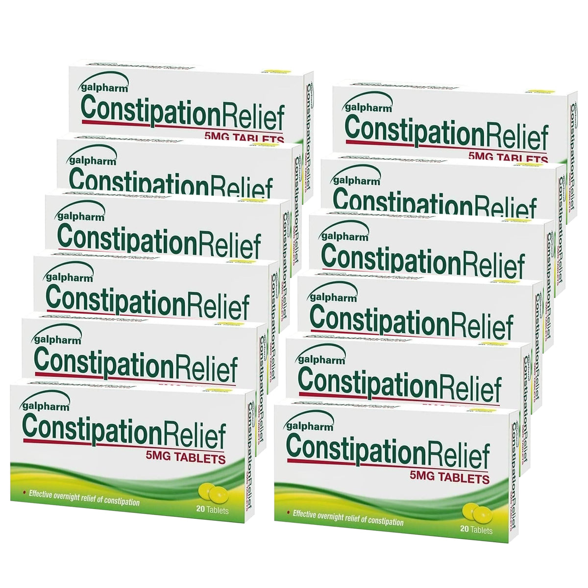 Galpharm Constipation Relief Tablets 5mg Bisacodyl Gastro-Resistant Laxative