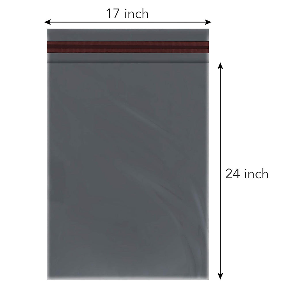 25 Pack Large Grey Mailing Postal Bags 17 x 24” (432mm x 610mm) Strong Self-Seal Mailers