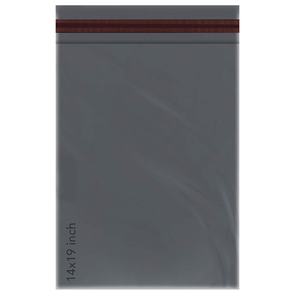 100 Grey Mailing Bags 14” x 19” – Large Self Seal Shipping Poly Postal Bags