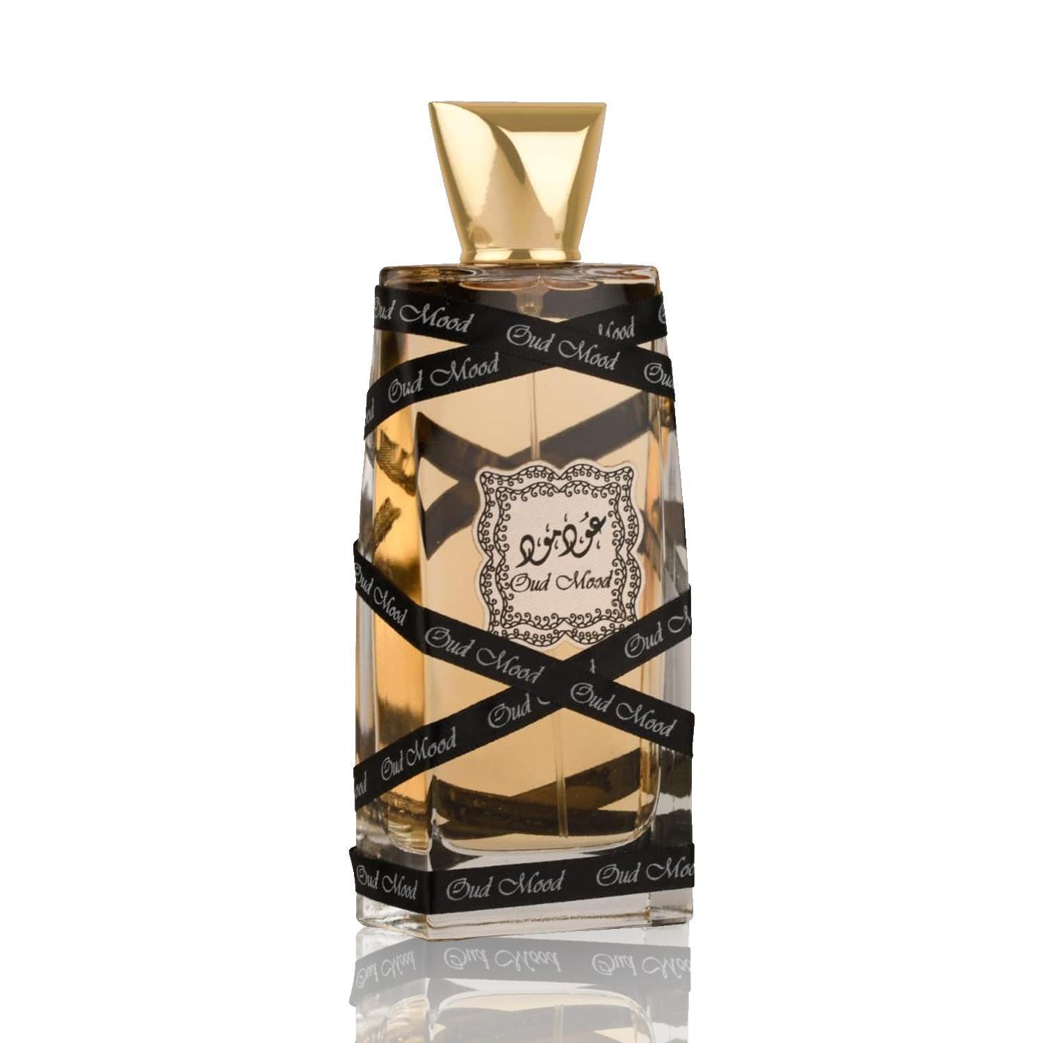 Lattafa Oud Mood 100ml Eau de Parfum - Unisex Fragrance with Rich Oud and Amber Notes
