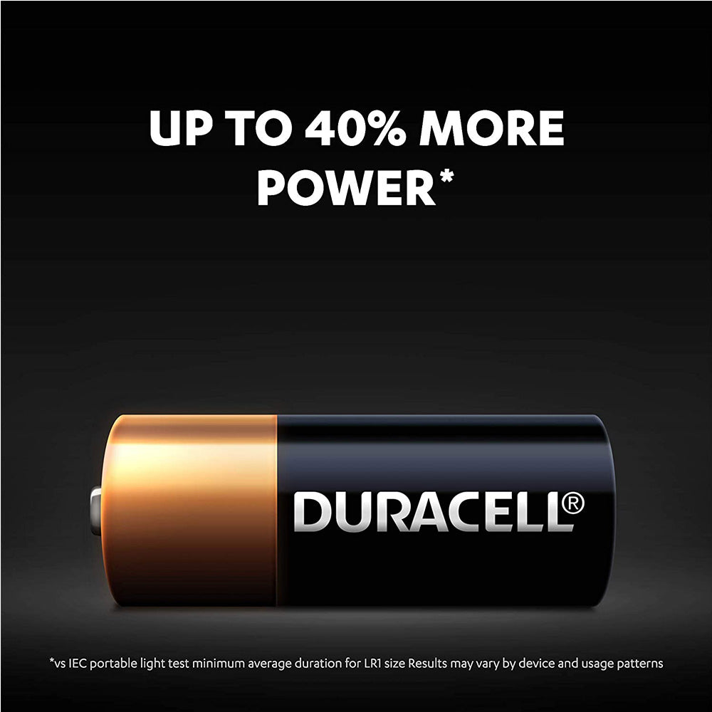 2 X Duracell N Alkaline Battery 1.5V, (E90, N/LR1) for Flashlights