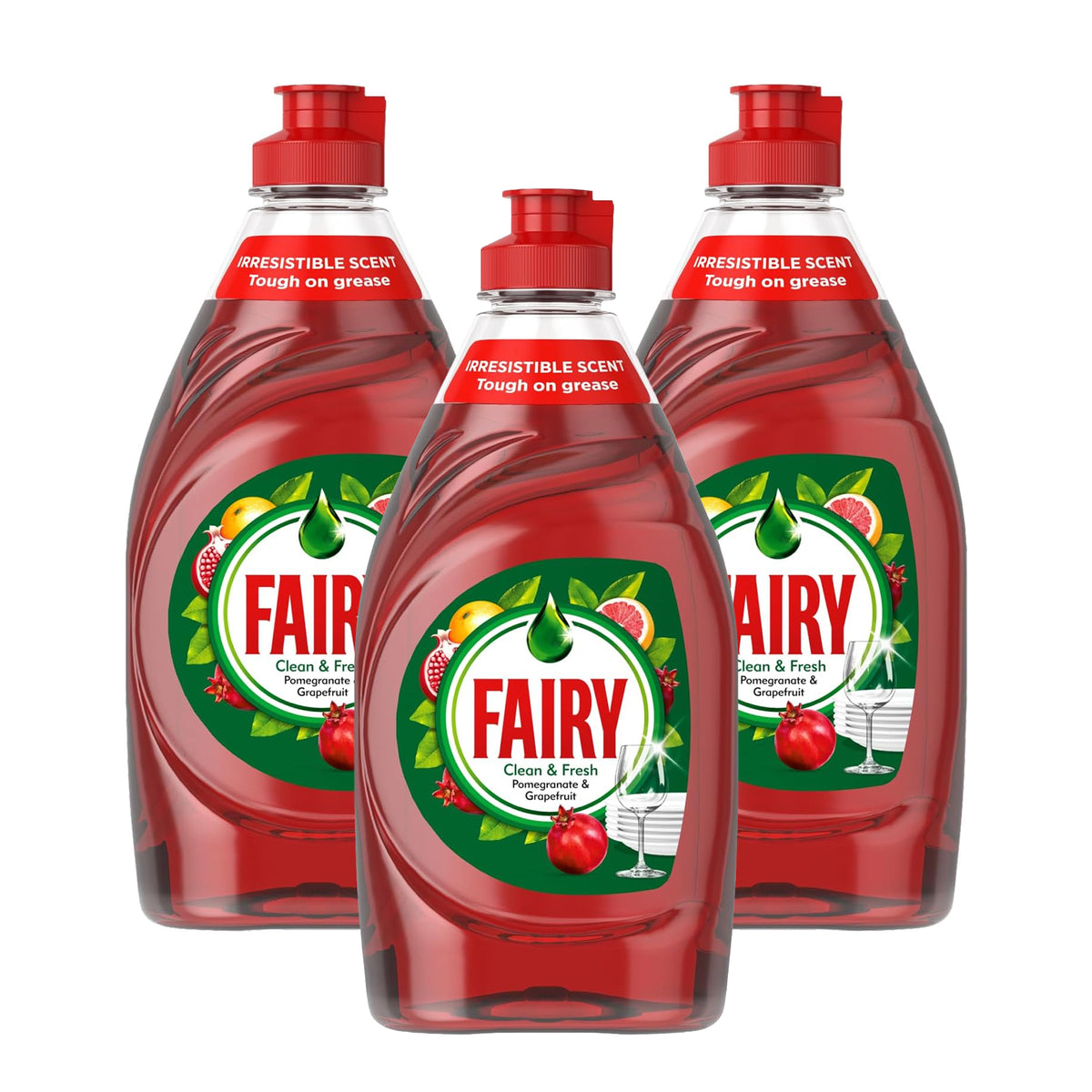 Fairy Clean & Fresh Washing Up Liquid Grapefruit & Pomegranate 320ml