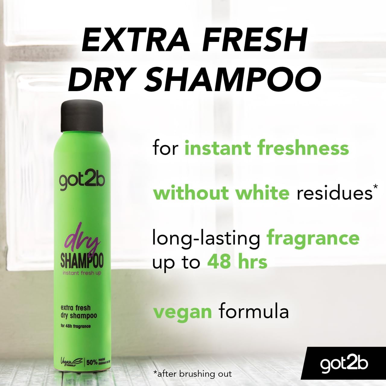 Got2b Fresh It Up Dry Shampoo Vegan Formula Extra Fresh 200 ml Conditioner Haircare