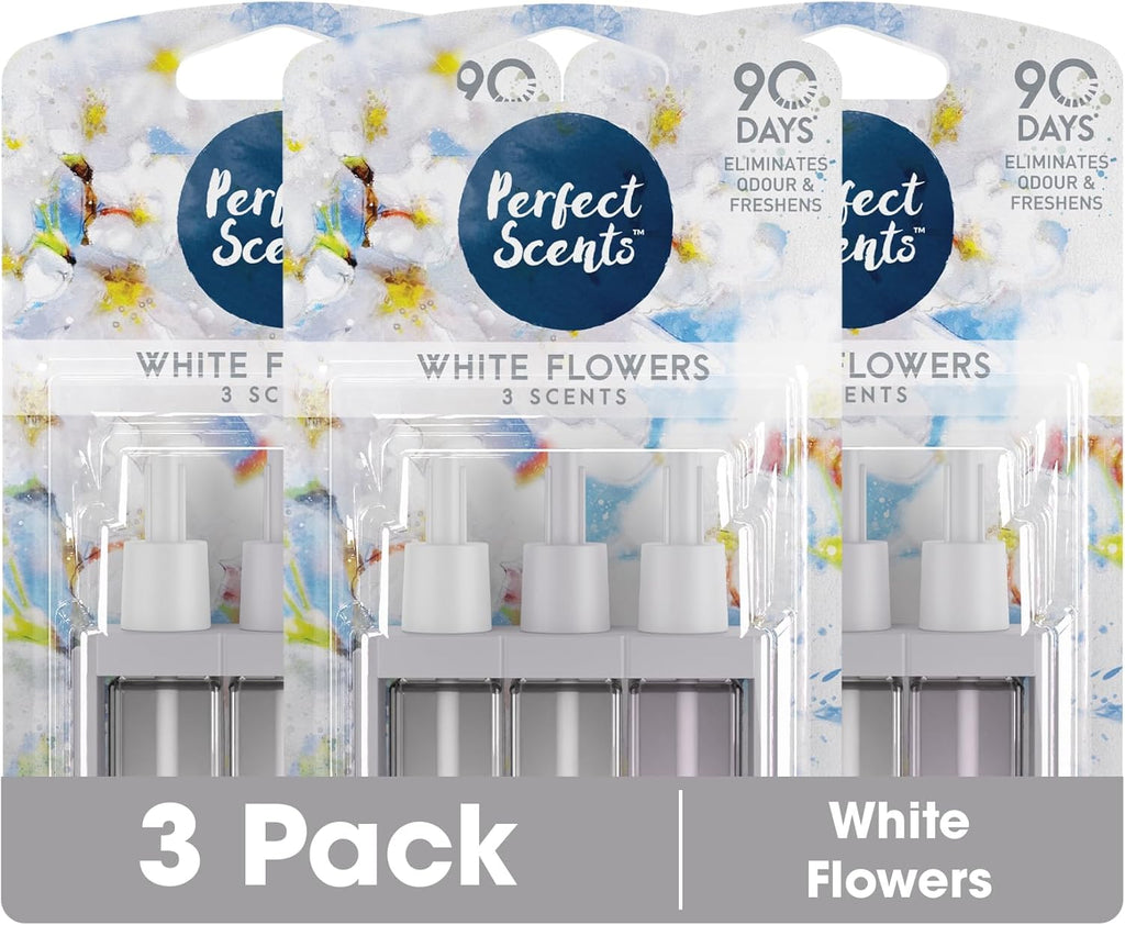 Perfect Scents Plug In Refill White Flowers 20ml Compatible with 3volution