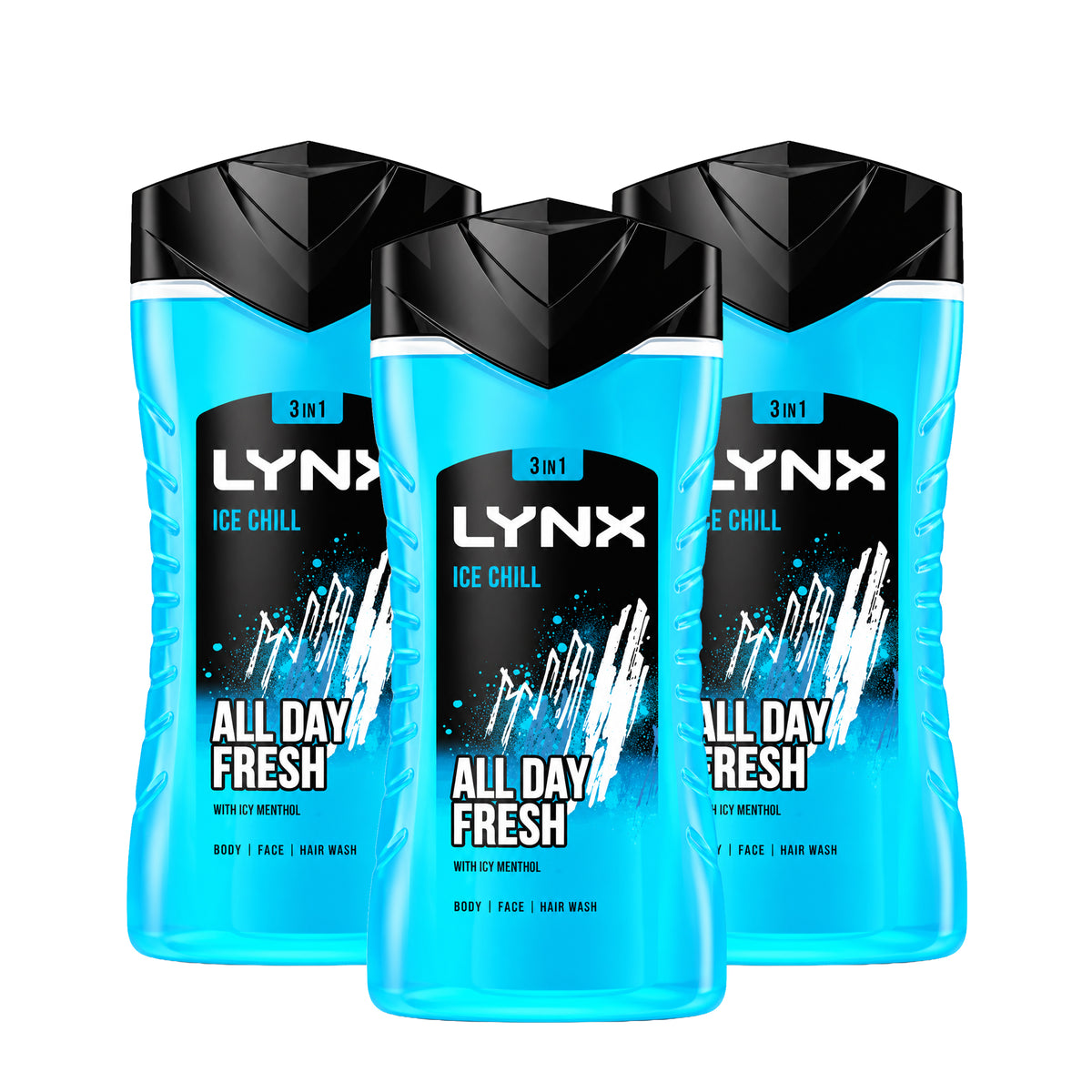 LYNX Ice Chill 3-in-1 Shower Gel Cooling Mint & Lemon 225ml