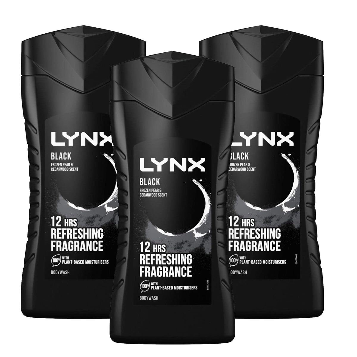 LYNX Black Body Wash Men's Shower Gel 225ml