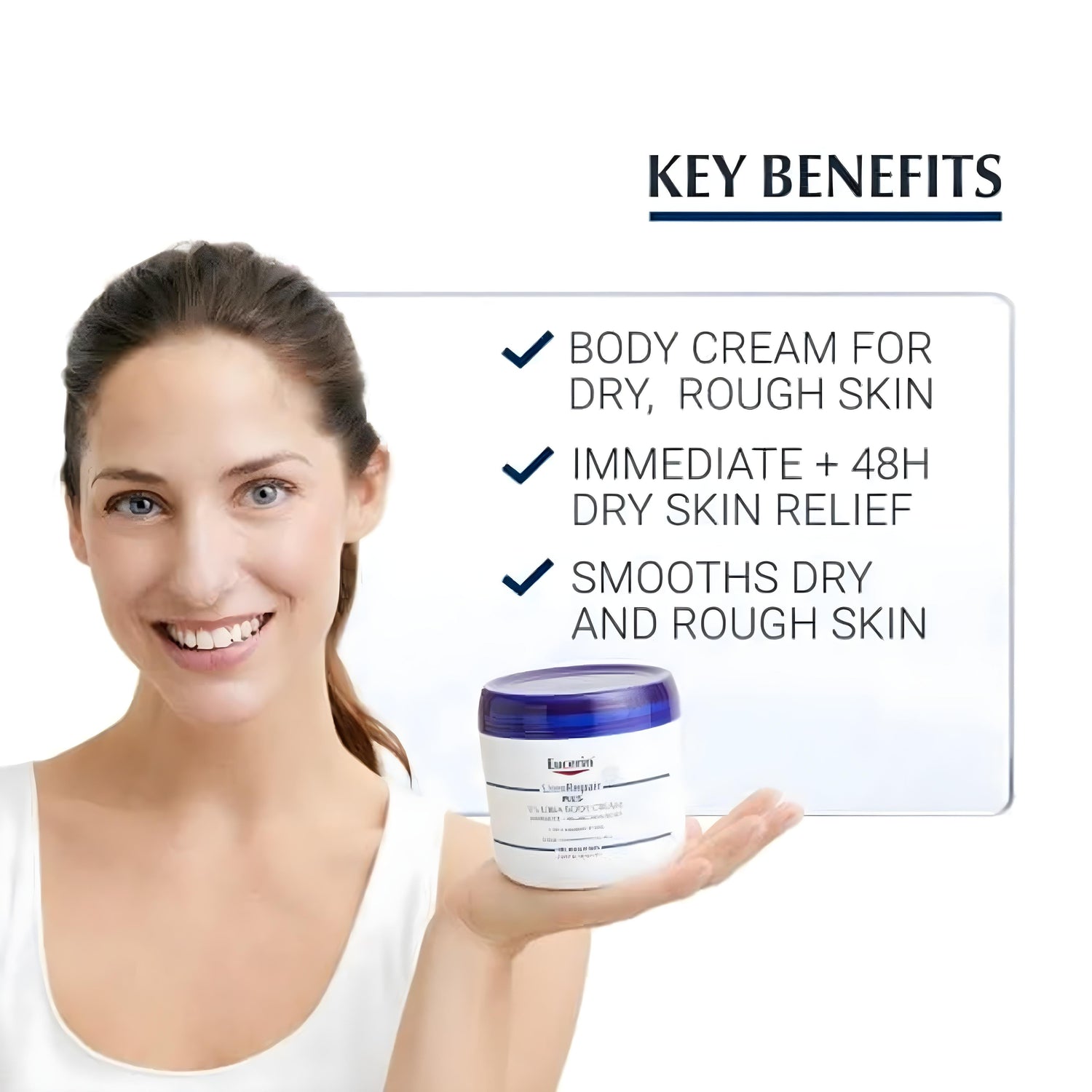 Eucerin UreaRepair Original 5% Urea Cream – Intense Hydrating Moisturiser for Dry & Very Dry Skin (75ml) Skincare for Sensitive Skin