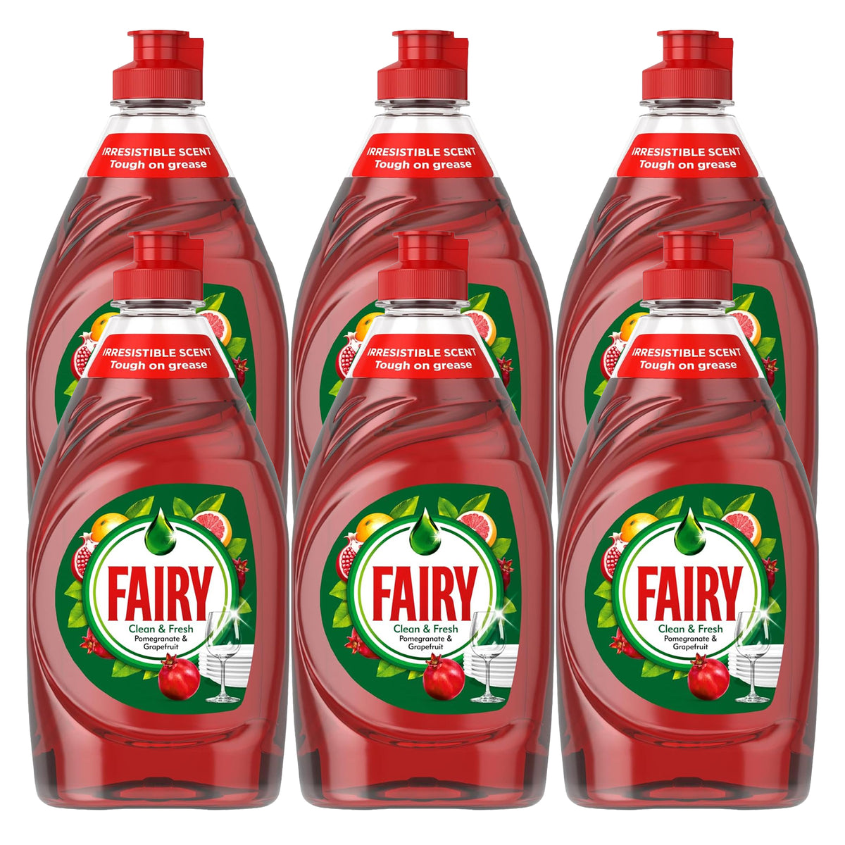 Fairy Clean & Fresh Washing Up Liquid Grapefruit & Pomegranate 320ml