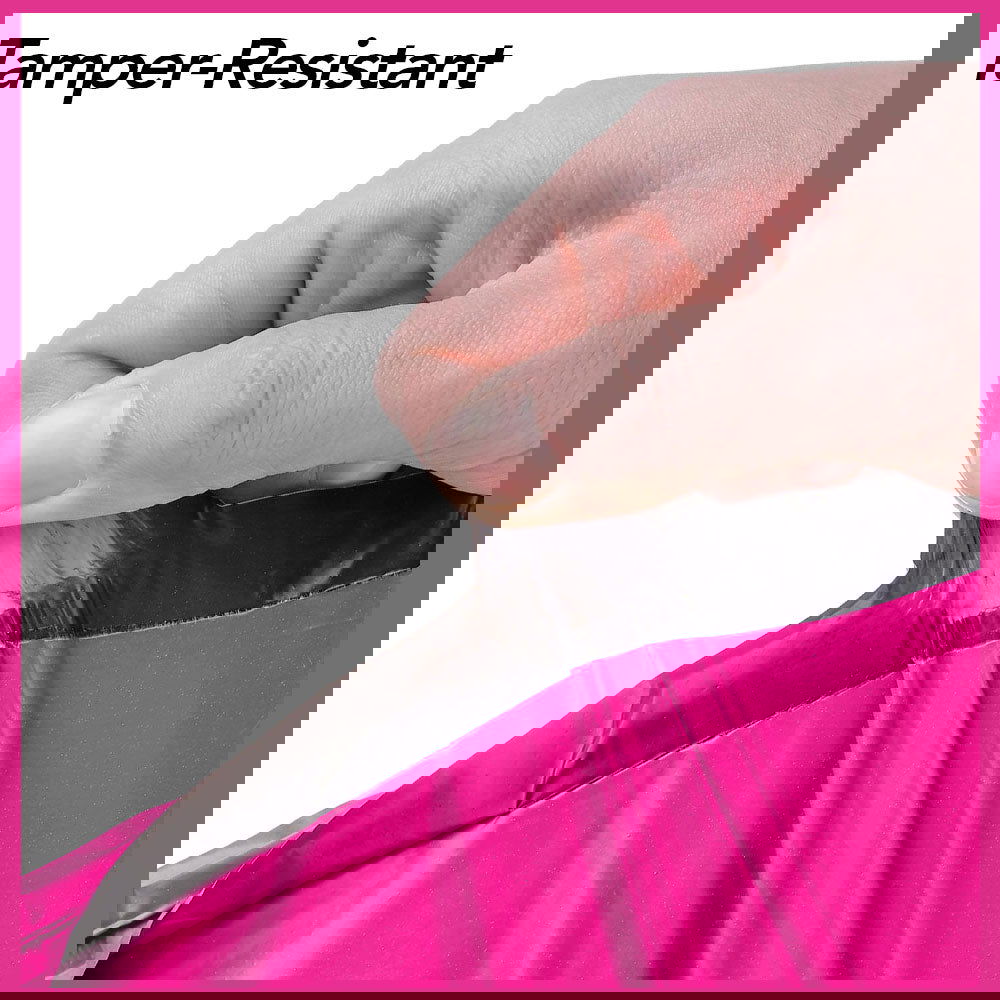 60 Mixed Hot Pink Mailing Postal Self-Seal Closure Plastic Bags Envelopes for Posting Clothes, Postal, Packaging, Shipping Bags Tempered Proof