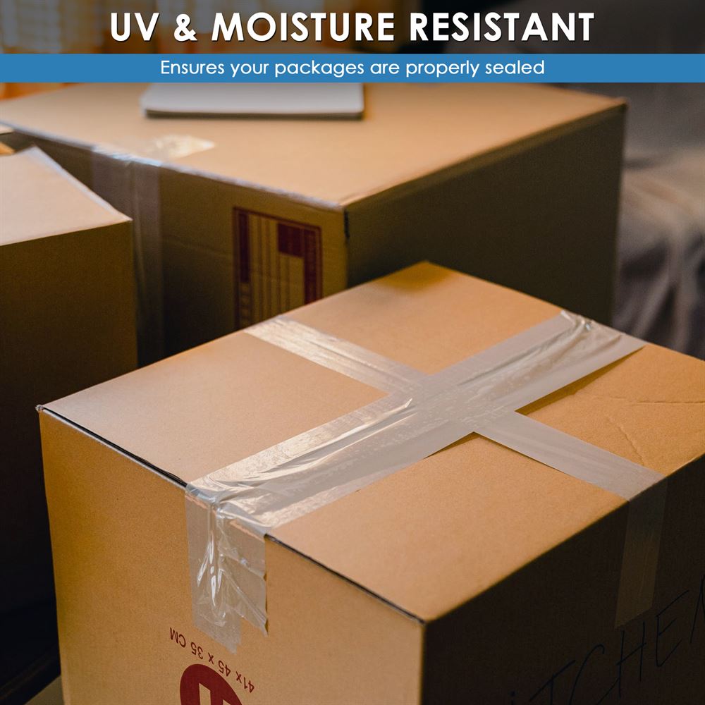 6 X Rolls General Purpose Brown Packing Tape - 48mm X 66m