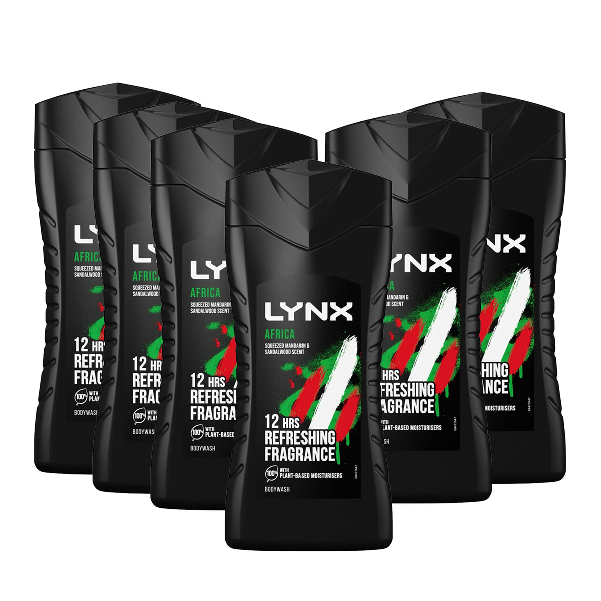 LYNX Africa 3-in-1 Body Wash Squeezed Mandarin & Sandalwood 225ml