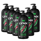 LYNX Africa 3-in-1 Pump Shower Gel 900ml Mandarin Sandalwood 12H