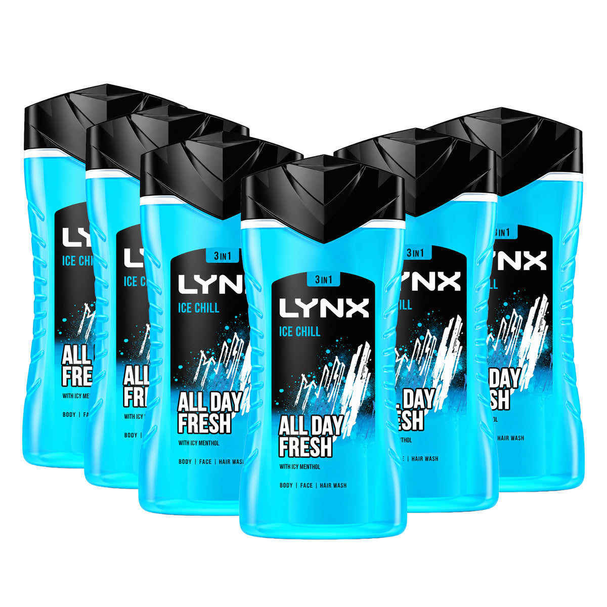 LYNX Ice Chill 3-in-1 Shower Gel Cooling Mint & Lemon 225ml