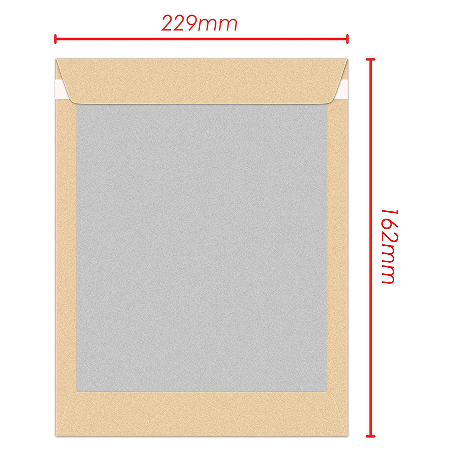 20 Pcs A5 Do Not Bend C5 Manilla Board Backed Envelopes 229mmx162mm