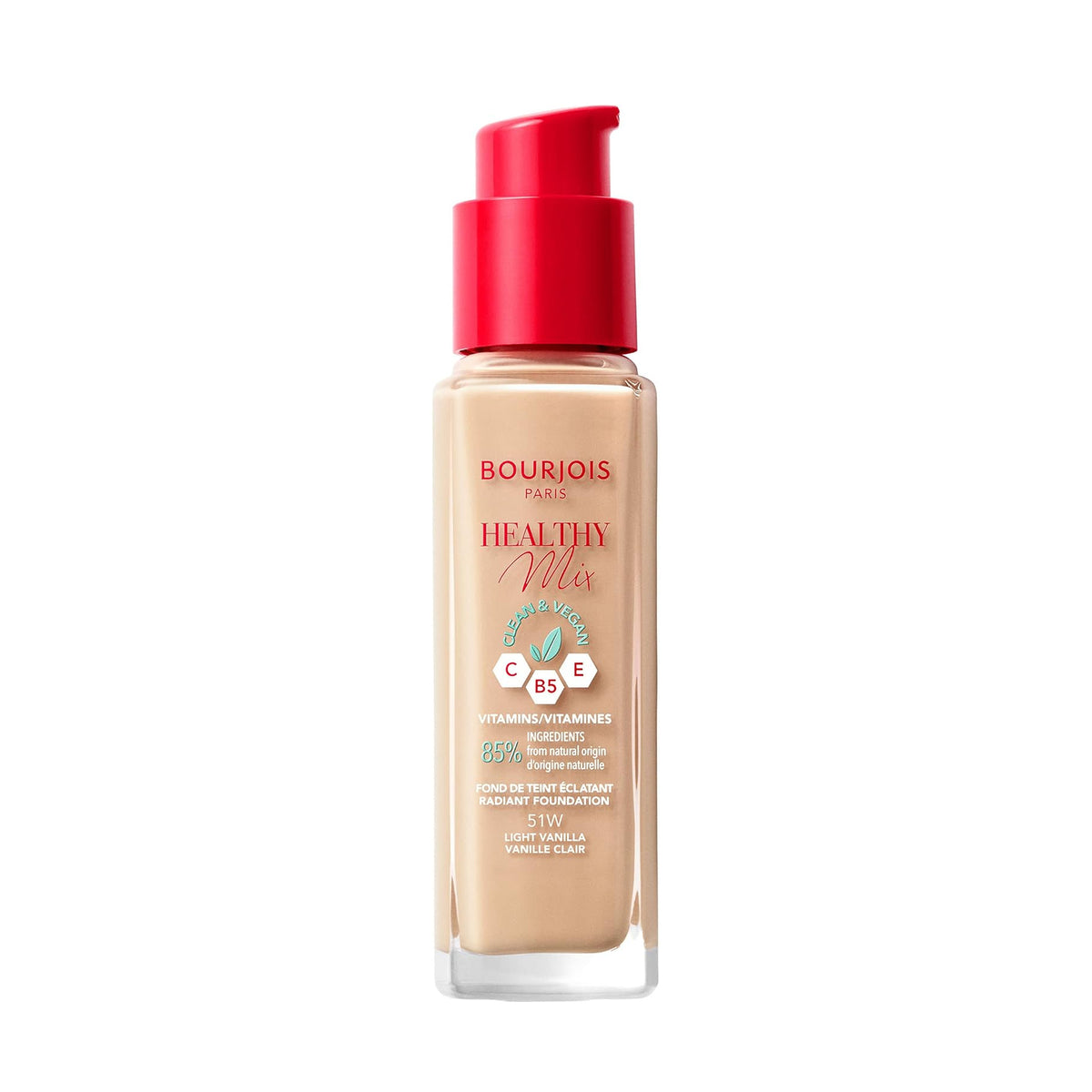 Bourjois Healthy Mix Radiant Foundation 51 Light Vanilla 30ml
