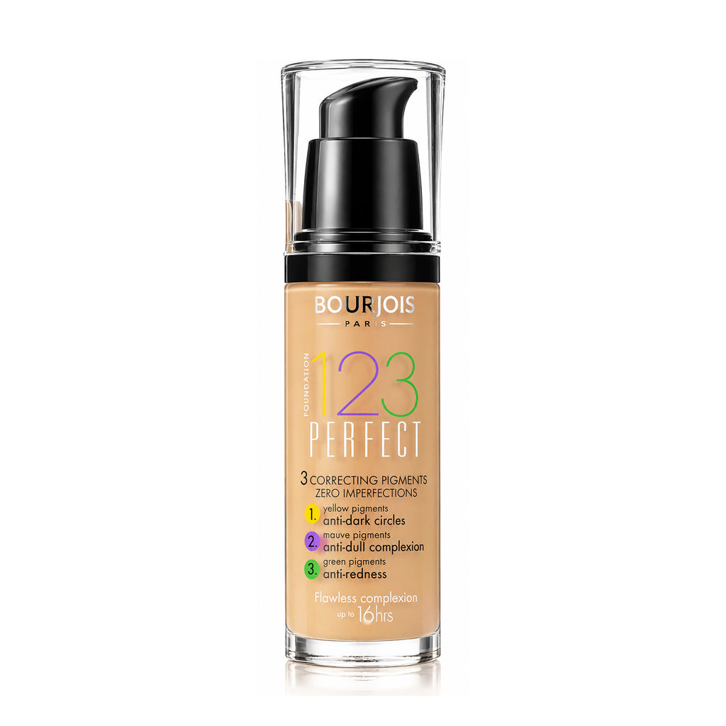 Bourjois 123 Perfect Foundation 53 Light Beige 30ml SPF 10