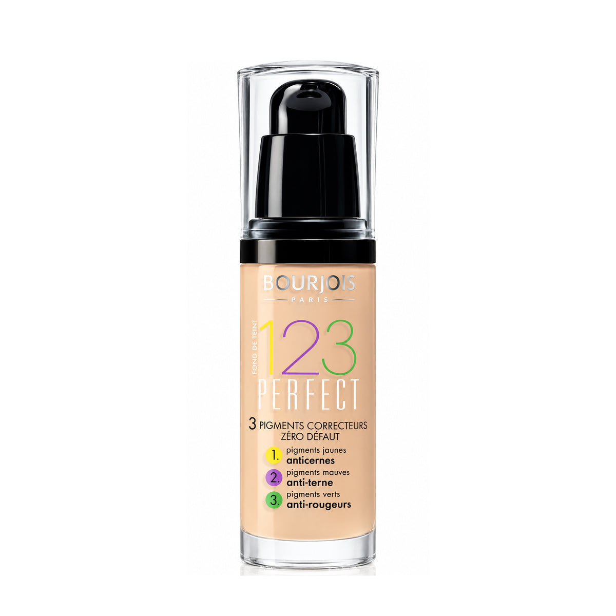 Bourjois 123 Perfect Medium Coverage Liquid Foundation 54 Beige 30ml