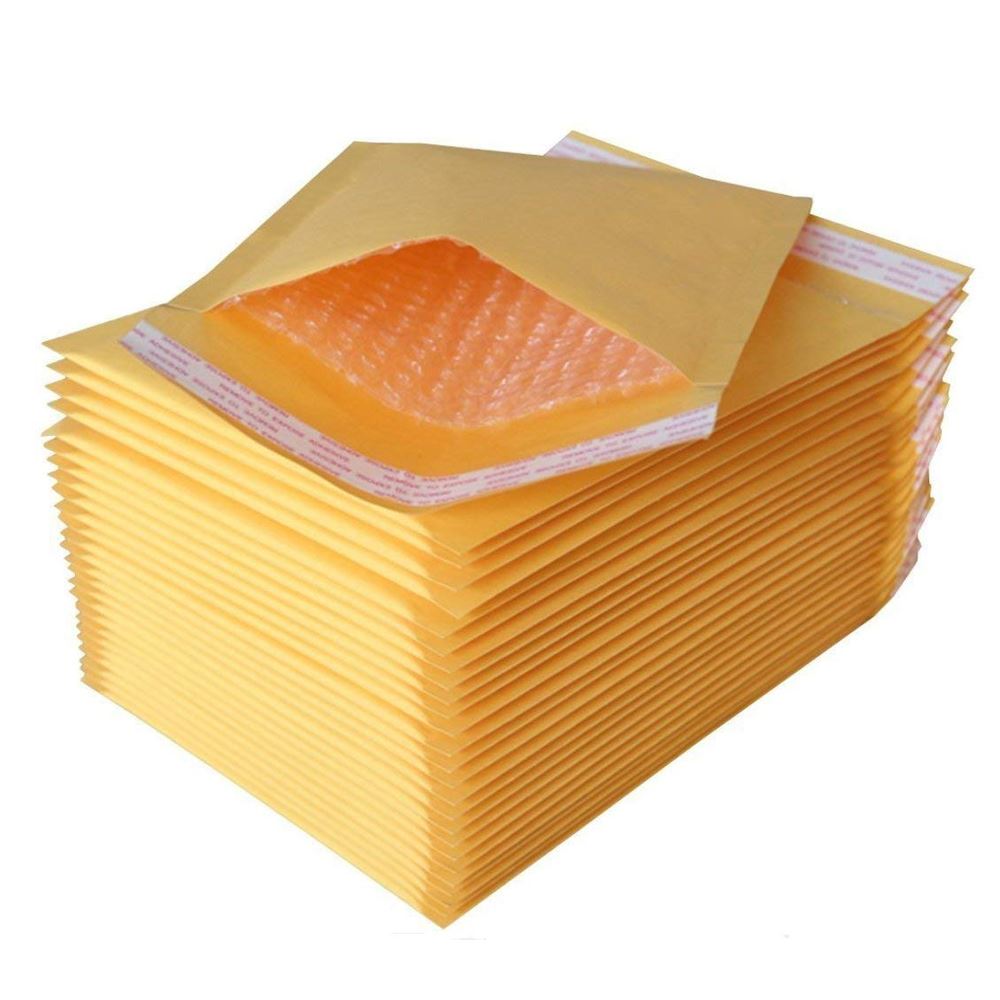 Bubble Envelope Mailer, Gold, 230mm x 340mm, All Pack