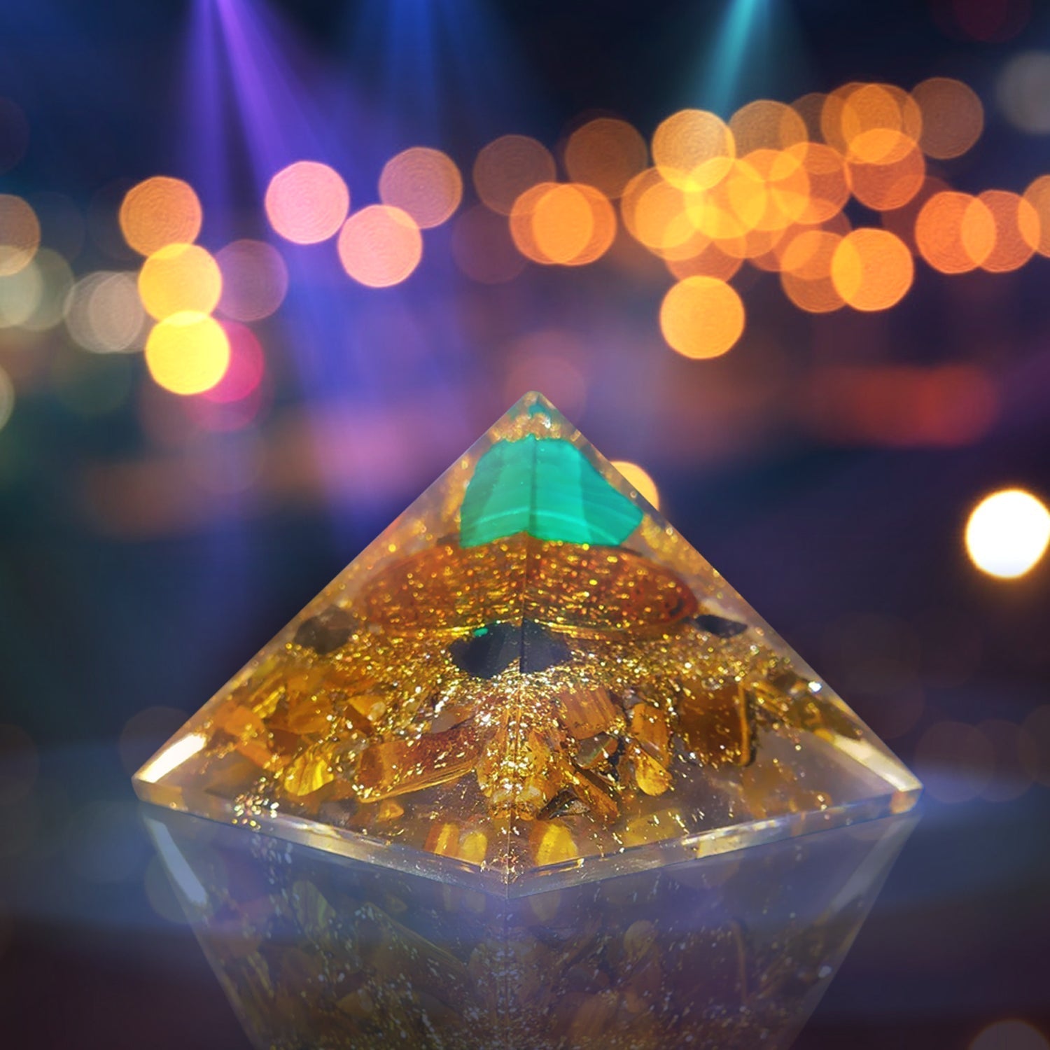 Energy Generator Orgonite Quartz Crystal orgone pyramid Stone