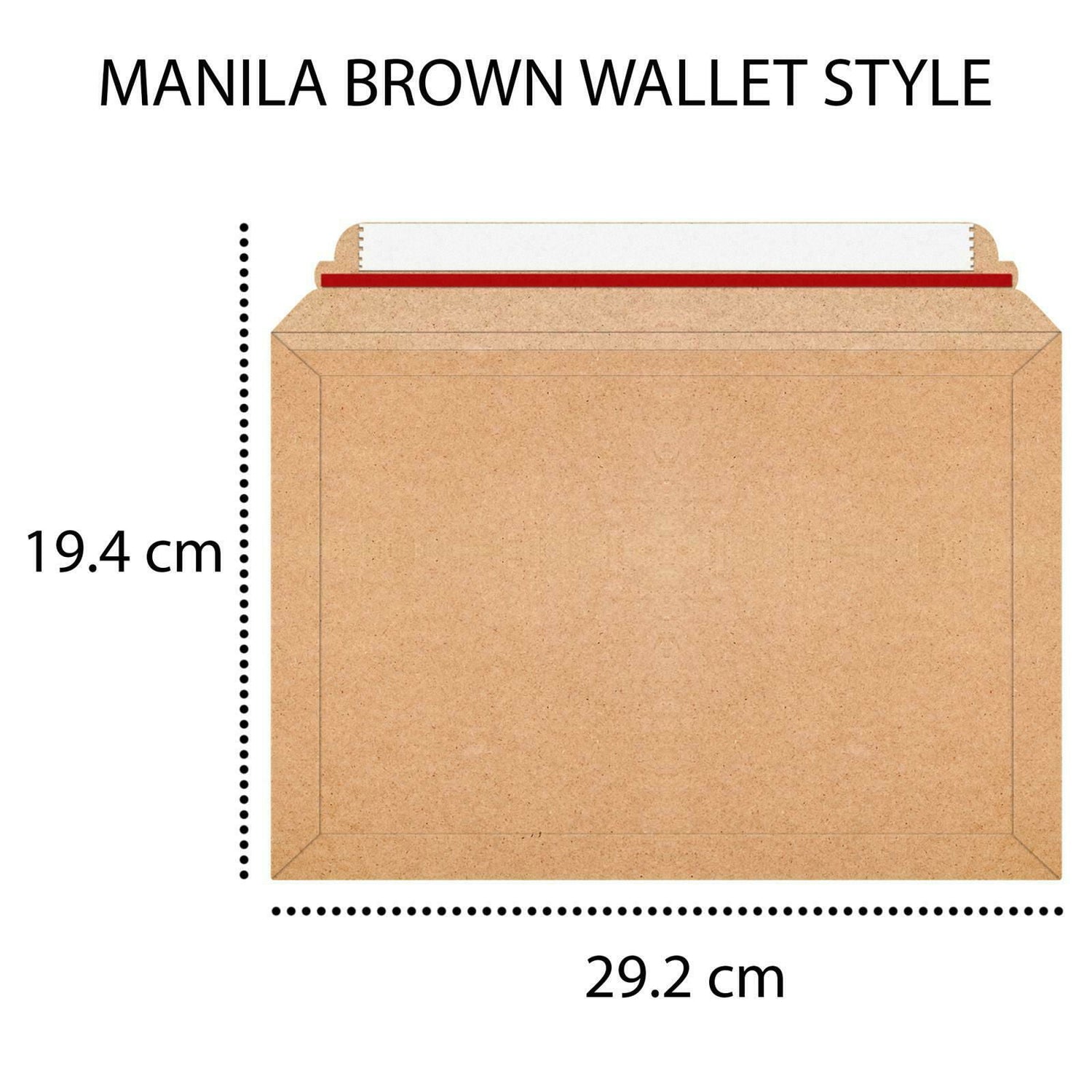 Envelope Wallet Bags Book Post Mailer Mailing Flute Manilla Brown Book Multiple Sizes