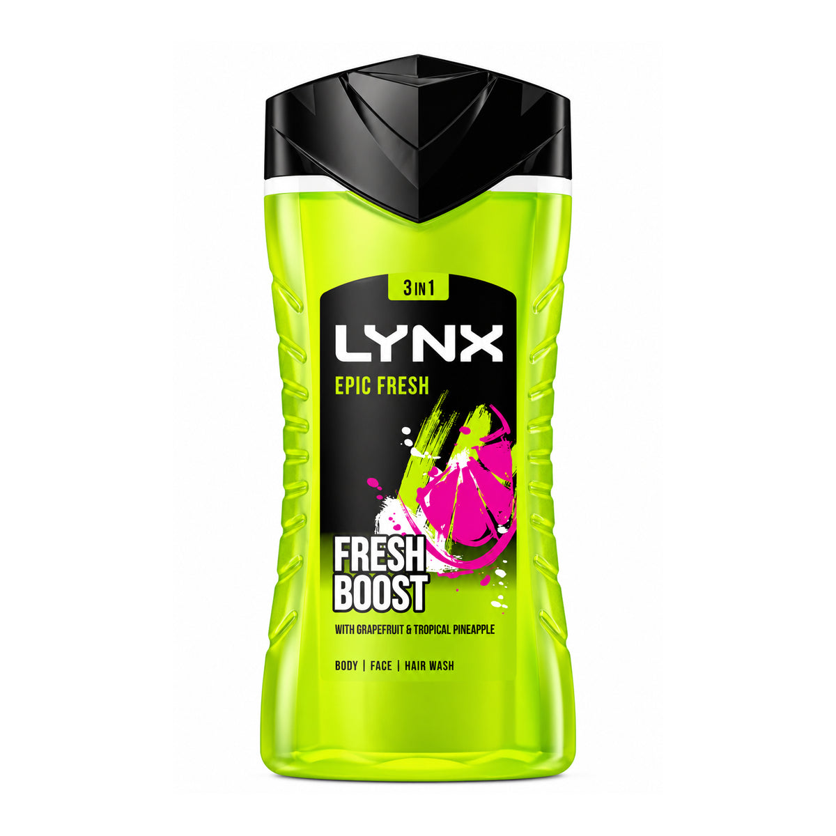 LYNX Epic Fresh 3-in-1 Body Wash Grapefruit Pineapple 225ml