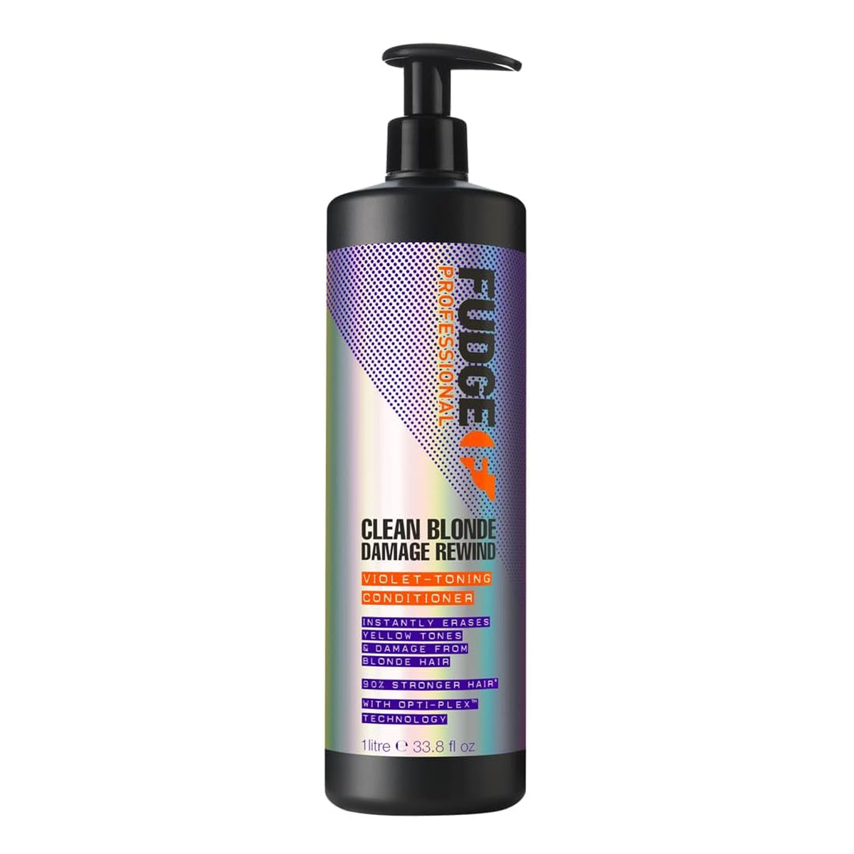 Fudge Professional Clean Blonde Damage Rewind Conditioner 1L – Purple Toning & Bond Repair