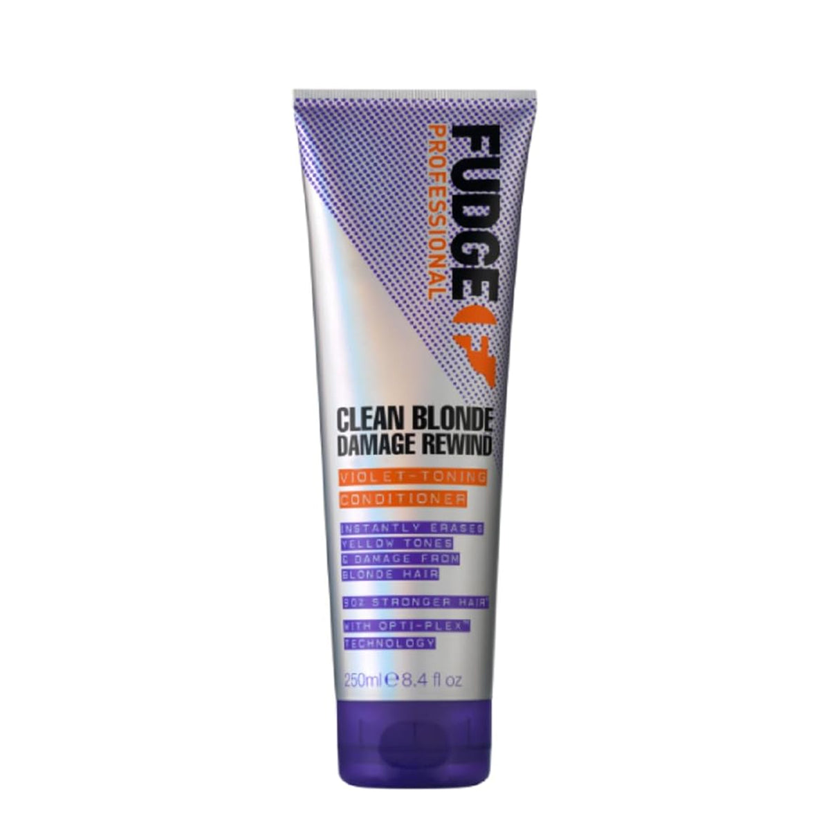 Fudge Professional Clean Blonde Damage Rewind Conditioner 250ml Purple Toning & Hair Repair