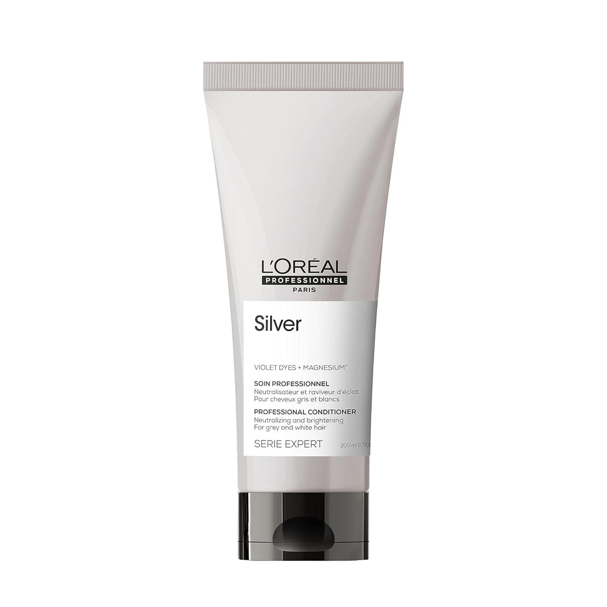 L’Oréal Professionnel Serie Expert Silver Conditioner 200ml for Grey White & Light Blonde Hair