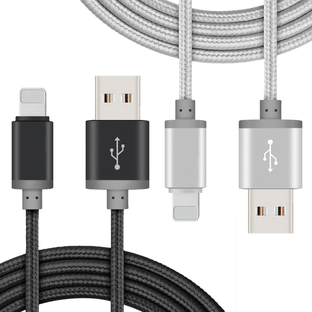 Nylon Braided USB Quick Data Sync & Charge Lightning Cable For iPhone